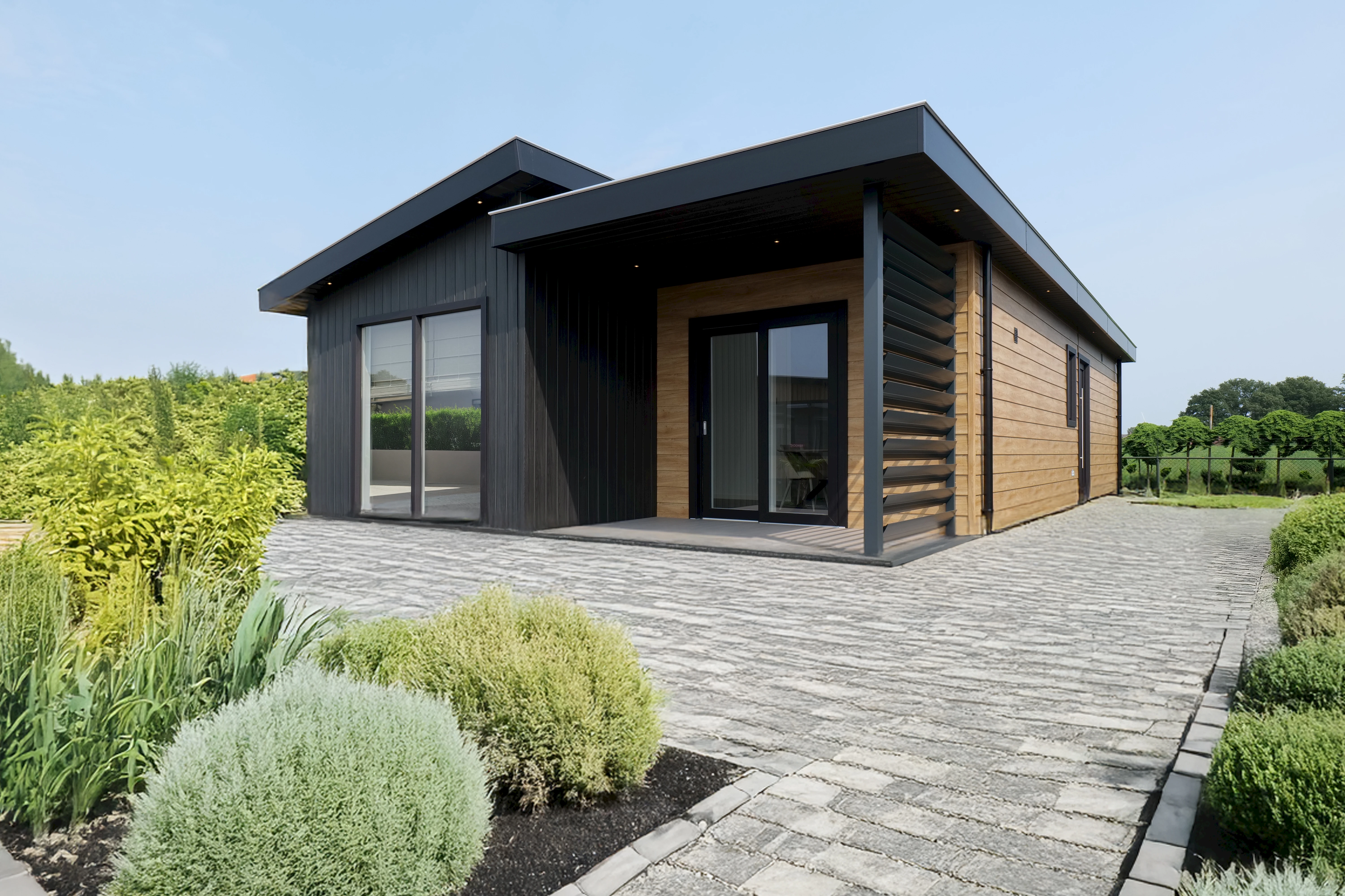 Terras mantelzorgwoning Lodge